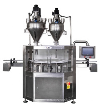 Automatic Powder Filling Machine Production Line Spices Powder Packing Filling Capping Machine